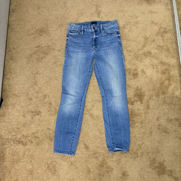 MOTHER Denim - MOTHER The Looker Ankle Light Wash Skinny Jeans Women’s Size 27 Zipper Fly